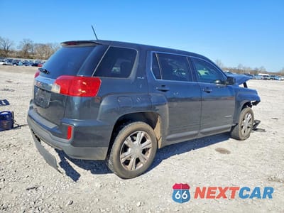 Trzecie zdjęcie samochodu z tyłu: 2017 GMC TERRAIN SLE VIN:2GKALMEKXH6283219 - miniatura