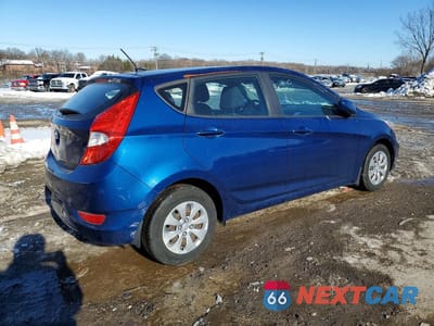 Trzecie zdjęcie samochodu z tyłu: 2017 HYUNDAI ACCENT SE VIN:KMHCT5AE5HU346007 - miniatura
