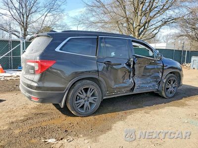 Trzecie zdjęcie samochodu z tyłu: 2022 HONDA PILOT SE VIN:5FNYF6H25NB072380 - miniatura