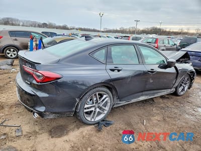 Trzecie zdjęcie samochodu z tyłu: 2025 ACURA TLX A-SPEC VIN:19UUB6F56SA005283 - miniatura