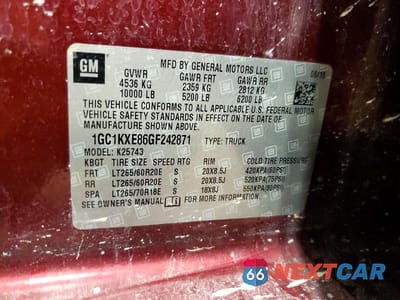 Zdjęcie 12 z 12 samochodu: 2016 CHEVROLET SILVERADO K2500 HIGH COUNTRY VIN:1GC1KXE86GF242871 - miniatura