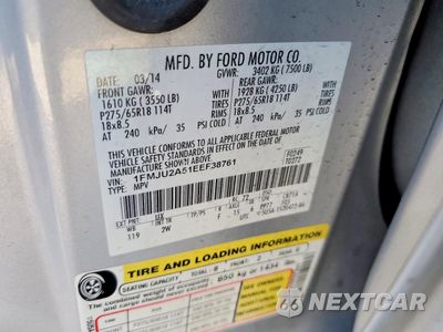 Zdjęcie 13 z 13 samochodu: 2014 FORD EXPEDITION LIMITED VIN:1FMJU2A51EEF38761 - miniatura
