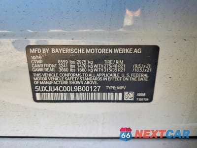 Zdjęcie 12 z 12 samochodu: 2020 BMW X5 M50I VIN:5UXJU4C00L9B00127 - miniatura