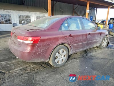 Trzecie zdjęcie samochodu z tyłu: 2008 HYUNDAI SONATA GLS VIN:5NPET46C98H320812 - miniatura