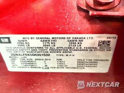 Zdjęcie 13 z 13 samochodu: 2013 CHEVROLET EQUINOX LTZ VIN:2GNALFEK5D6391532 - miniatura