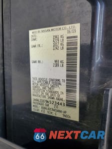 Zdjęcie 12 z 12 samochodu: 2009 NISSAN ALTIMA 2.5 VIN:1N4AL21E79N523443 - miniatura