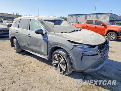 Czwarte zdjęcie samochodu z boku: 2021 NISSAN ROGUE SL VIN:5N1AT3CA7MC762498 - miniatura