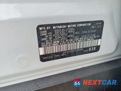 Zdjęcie 14 z 14 samochodu: 2023 MITSUBISHI OUTLANDER SEL VIN:JA4T5VA96PZ058266 - miniatura