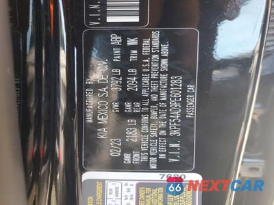 Zdjęcie 13 z 13 samochodu: 2023 KIA FORTE GT-LINE VIN:3KPF54AD9PE601283 - miniatura