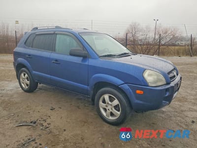 Czwarte zdjęcie samochodu z boku: 2007 HYUNDAI TUCSON GLS VIN:KM8JM12B17U581181 - miniatura