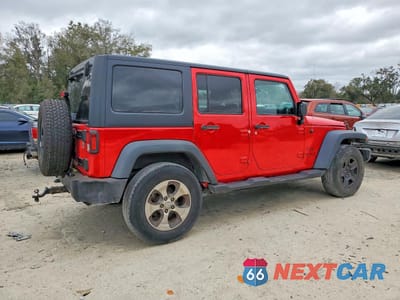 Trzecie zdjęcie samochodu z tyłu: 2015 JEEP WRANGLER UNLIMITED SPORT VIN:1C4BJWDG9FL635967 - miniatura