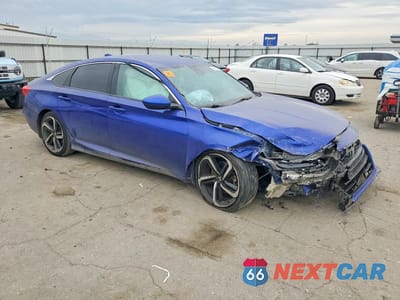 Czwarte zdjęcie samochodu z boku: 2018 HONDA ACCORD SPORT VIN:1HGCV1F37JA153235 - miniatura