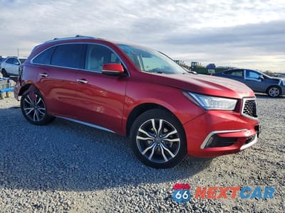 Czwarte zdjęcie samochodu z boku: 2019 ACURA MDX ADVANCE VIN:5J8YD4H88KL007788 - miniatura