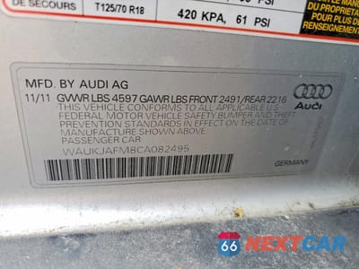 Zdjęcie 12 z 12 samochodu: 2012 AUDI A3 PREMIUM PLUS VIN:WAUKJAFM8CA082495 - miniatura