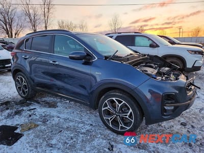 Czwarte zdjęcie samochodu z boku: 2021 KIA SPORTAGE SX VIN:KNDPRCA68M7869449 - miniatura