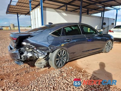 Trzecie zdjęcie samochodu z tyłu: 2024 HONDA ACCORD TOURING HYBRID VIN:1HGCY2F80RA049187 - miniatura