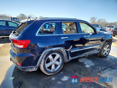 Trzecie zdjęcie samochodu z tyłu: 2011 JEEP GRAND CHEROKEE OVERLAND VIN:1J4RR6GTXBC570017 - miniatura