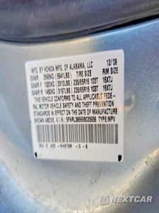 Zdjęcie 13 z 13 samochodu: 2009 HONDA ODYSSEY EXL VIN:5FNRL38669B035956 - miniatura