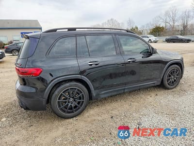 Trzecie zdjęcie samochodu z tyłu: 2021 MERCEDES-BENZ GLB AMG 35 4MATIC VIN:W1N4M5BB1MW145299 - miniatura