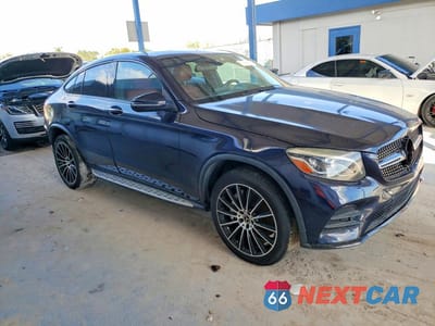 Czwarte zdjęcie samochodu z boku: 2018 MERCEDES-BENZ GLC COUPE 300 4MATIC VIN:WDC0J4KB0JF345623 - miniatura