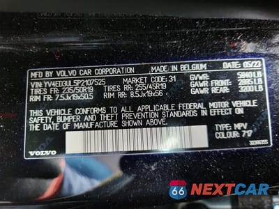 Zdjęcie 13 z 14 samochodu: 2023 VOLVO XC40 RECHARGE PLUS VIN:YV4ED3UL5P2107525 - miniatura