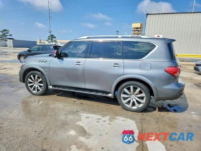 Drugie zdjęcie samochodu z przodu: 2016 INFINITI QX80 BASE VIN:JN8AZ2NF5G9613714 - miniatura