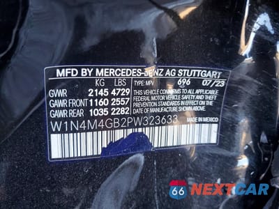 Zdjęcie 13 z 13 samochodu: 2023 MERCEDES-BENZ GLB 250 VIN:W1N4M4GB2PW323633 - miniatura