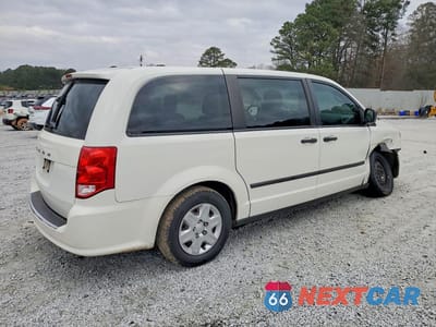 Trzecie zdjęcie samochodu z tyłu: 2012 DODGE GRAND CARAVAN SE VIN:2C4RDGBG3CR183239 - miniatura