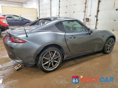 Trzecie zdjęcie samochodu z tyłu: 2021 MAZDA MX-5 MIATA GRAND TOURING VIN:JM1NDAM70M0459445 - miniatura