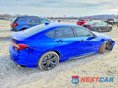 Trzecie zdjęcie samochodu z tyłu: 2021 ACURA TLX TECH A VIN:19UUB5F54MA003383 - miniatura