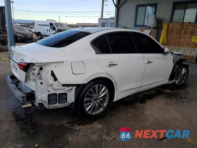 Trzecie zdjęcie samochodu z tyłu: 2019 INFINITI Q50 LUXE VIN:JN1EV7AP0KM540085 - miniatura