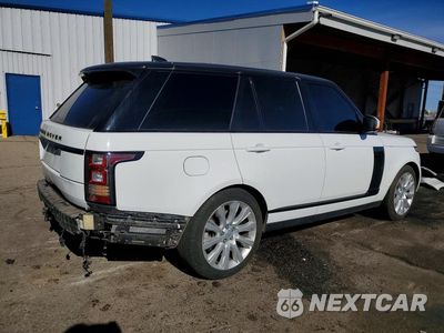 Trzecie zdjęcie samochodu z tyłu: 2017 LAND ROVER RANGE ROVER SUPERCHARGED VIN:SALGS2FE4HA366338 - miniatura