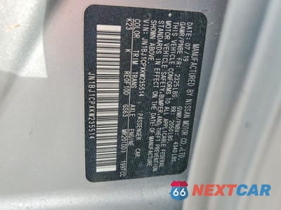 Zdjęcie 14 z 14 samochodu: 2019 NISSAN ROGUE SPORT S VIN:JN1BJ1CPXKW235514 - miniatura
