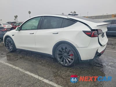 Drugie zdjęcie samochodu z przodu: 2021 TESLA MODEL Y VIN:5YJYGDEF9MF277949 - miniatura