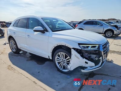 Czwarte zdjęcie samochodu z boku: 2018 AUDI Q5 PREMIUM PLUS VIN:WA1BNAFY0J2002604 - miniatura