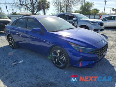 Czwarte zdjęcie samochodu z boku: 2023 HYUNDAI ELANTRA SEL VIN:KMHLS4AG0PU558049 - miniatura