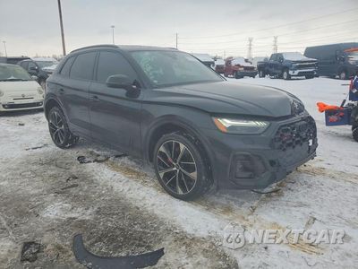 Czwarte zdjęcie samochodu z boku: 2024 AUDI SQ5 PRESTIGE VIN:WA1C4AFY7R2019757 - miniatura