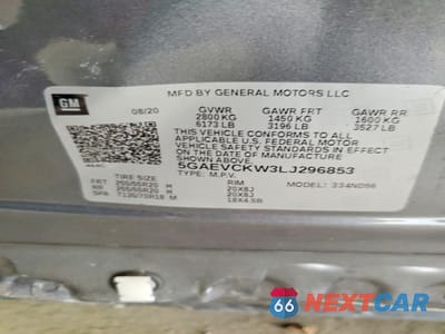 Zdjęcie 13 z 13 samochodu: 2020 BUICK ENCLAVE AVENIR VIN:5GAEVCKW3LJ296853 - miniatura