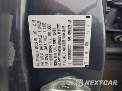Zdjęcie 12 z 12 samochodu: 2008 HONDA ACCORD EXL VIN:1HGCP36828A072221 - miniatura