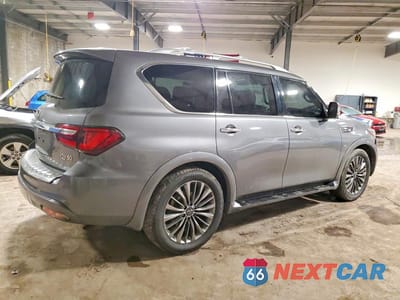 Trzecie zdjęcie samochodu z tyłu: 2019 INFINITI QX80 LUXE VIN:JN8AZ2NC5K9460833 - miniatura