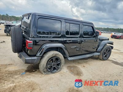 Trzecie zdjęcie samochodu z tyłu: 2022 JEEP WRANGLER UNLIMITED SAHARA VIN:1C4HJXEG4NW255141 - miniatura