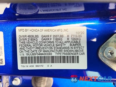Zdjęcie 12 z 12 samochodu: 2021 ACURA TLX TECH A VIN:19UUB5F54MA003383 - miniatura