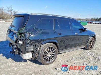 Trzecie zdjęcie samochodu z tyłu: 2022 MERCEDES-BENZ GLS 450 4MATIC VIN:4JGFF5KE1NA774950 - miniatura