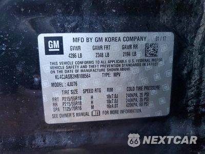 Zdjęcie 12 z 12 samochodu: 2017 BUICK ENCORE PREFERRED VIN:KL4CJASB2HB108564 - miniatura