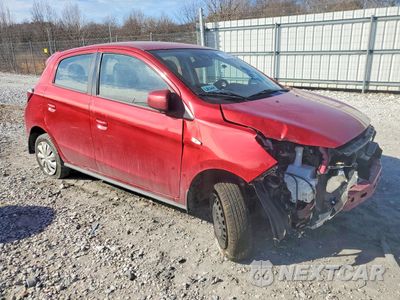 Czwarte zdjęcie samochodu z boku: 2021 MITSUBISHI MIRAGE ES VIN:ML32AUHJ1MH012145 - miniatura