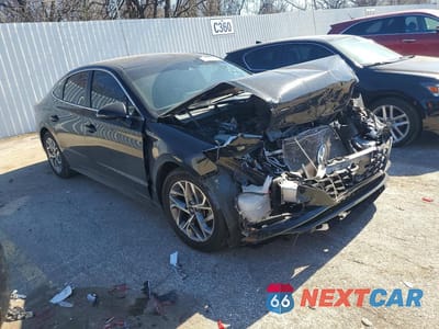 Czwarte zdjęcie samochodu z boku: 2021 HYUNDAI SONATA SEL VIN:KMHL64JA4MA151641 - miniatura