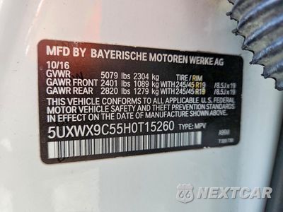 Zdjęcie 13 z 14 samochodu: 2017 BMW X3 XDRIVE28I VIN:5UXWX9C55H0T15260 - miniatura