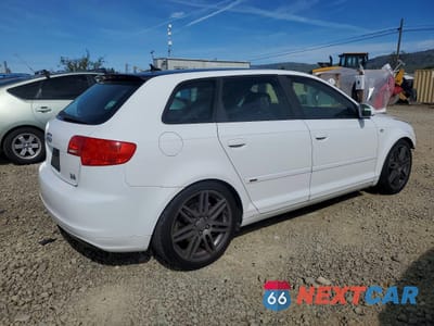 Trzecie zdjęcie samochodu z tyłu: 2008 AUDI A3 S-LINE 3.2 QUATTRO VIN:WAUKD78PX8A140129 - miniatura