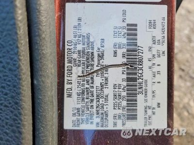 Zdjęcie 12 z 12 samochodu: 2012 LINCOLN MKZ VIN:3LNHL2GC3CR807277 - miniatura