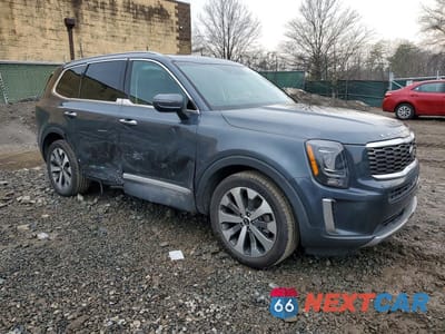 Czwarte zdjęcie samochodu z boku: 2020 KIA TELLURIDE S VIN:5XYP6DHC8LG040845 - miniatura